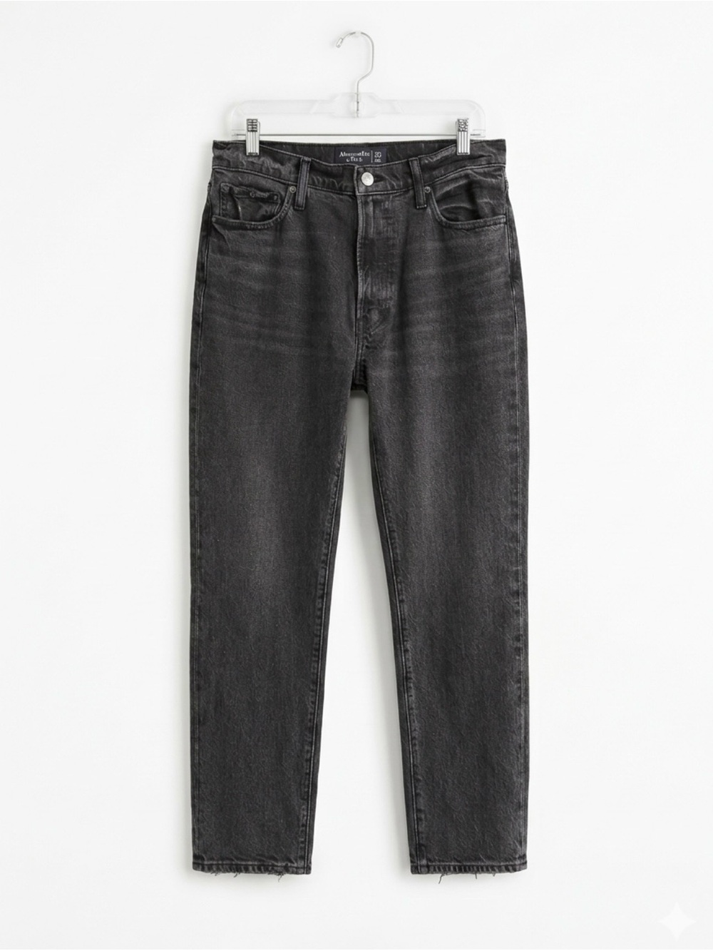 Abercrombie & Fitch Men's Vintage Stretch Straight Jeans Black 33x30